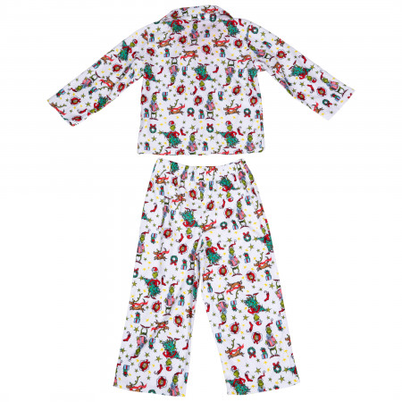 Dr. Suess The Grinch All Over Print Toddler 2-Piece Sleep Set